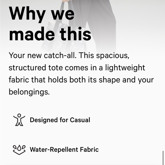 🍋💙 NWT Lululemon Boxy Tote Bag 10L Print Sketch Toile Turtledove Navy/Obsidian - Picture 6 of 16